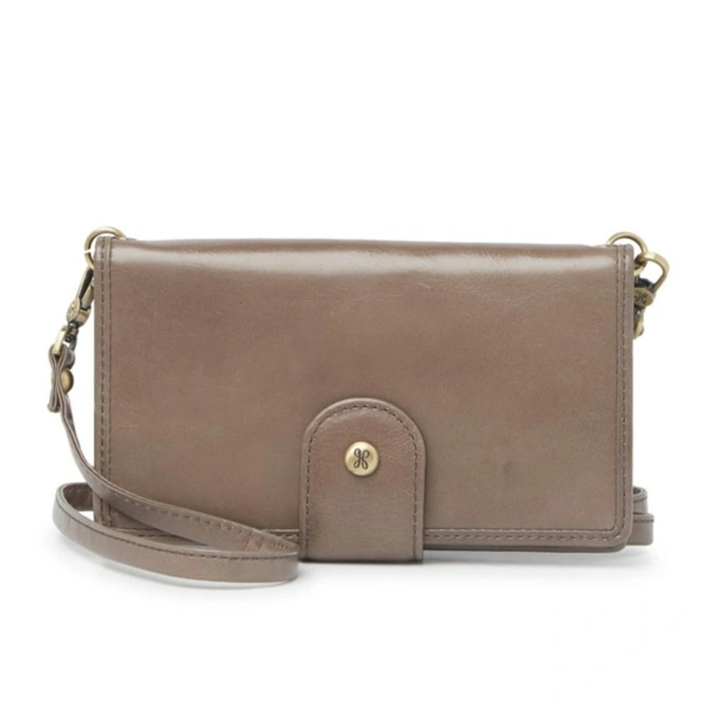 NWT New Hobo Apollo Crossbody Wallet Shadow Leather Retired Rare